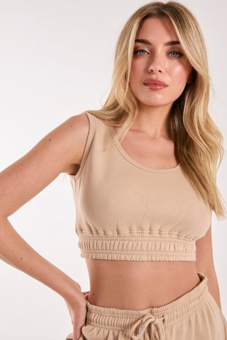 Crop top - Beige