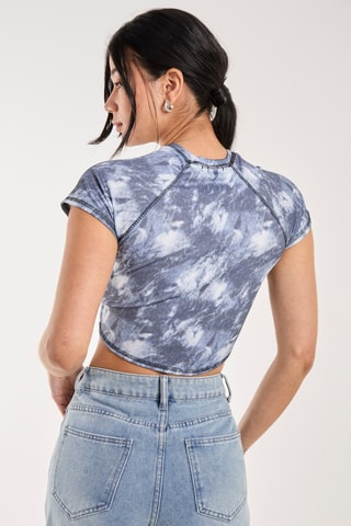 Crop top - Bleu