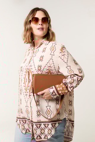 Tunique - Beige et orange