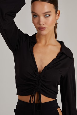Crop top - Noir