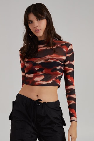 Crop top - Rouge brique
