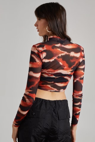 Crop top - Rouge brique