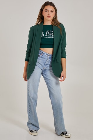 Crop top - Vert foncé