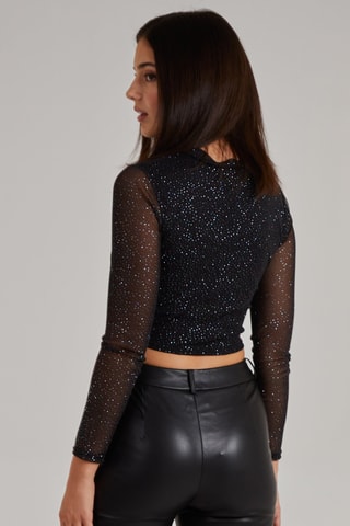 Crop top - Noir
