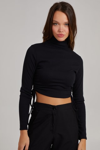 Crop top - Noir