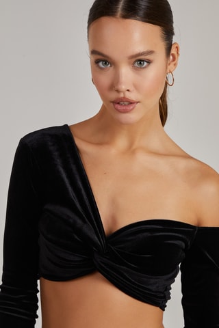 Crop top - Noir