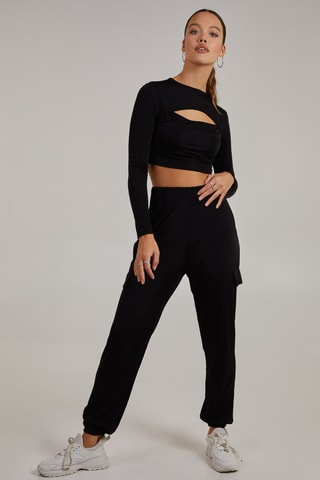 Crop top - Noir