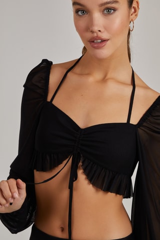 Crop top - Noir