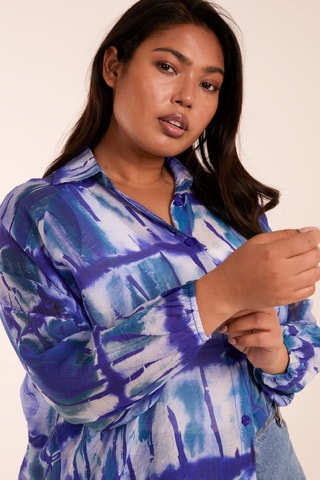 Tunique tie and dye - Bleu