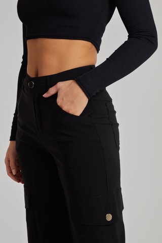 Pantalon cargo - Noir