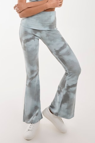 Pantalon tie and dye - Vert sauge et gris
