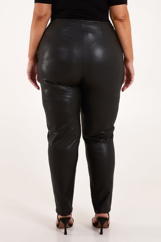 Pantalon taille haute - Noir