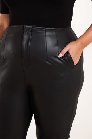 Pantalon taille haute - Noir