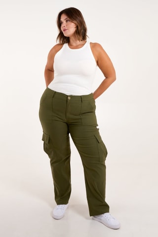 Pantalon cargo - Kaki