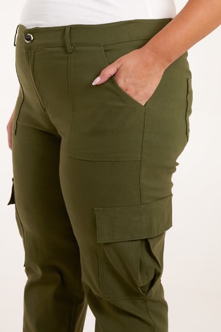 Pantalon cargo - Kaki