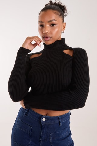 Crop top - Noir