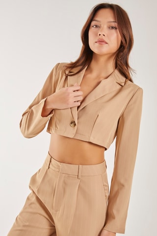 Blazer court - Beige