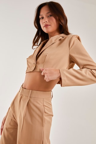 Blazer court - Beige
