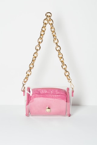 Sac bandoulière et pochette Fuchsia
