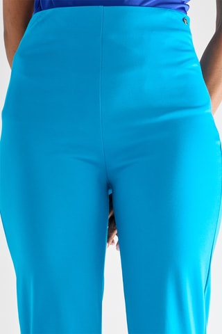 Pantalon taille haute - Bleu
