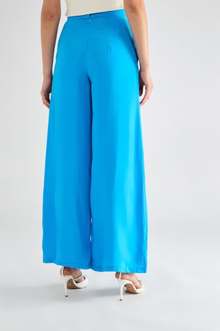 Pantalon palazzo - Bleu