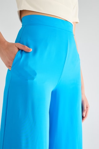 Pantalon palazzo - Bleu