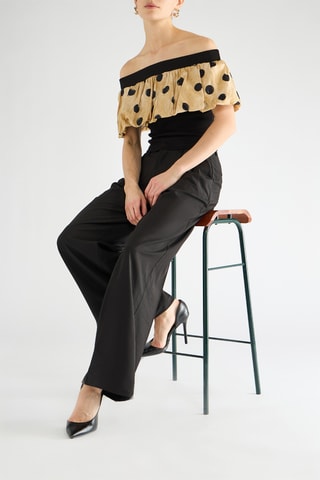Pantalon wide legs - Noir
