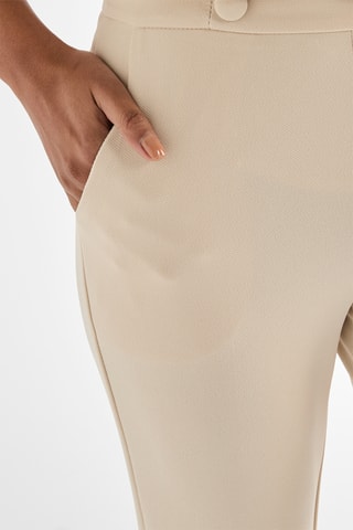 Pantalon flare - Beige