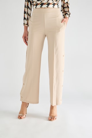 Pantalon wide legs - Beige