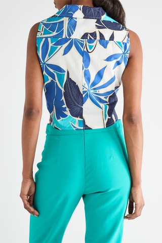 Top sans manches - Bleu