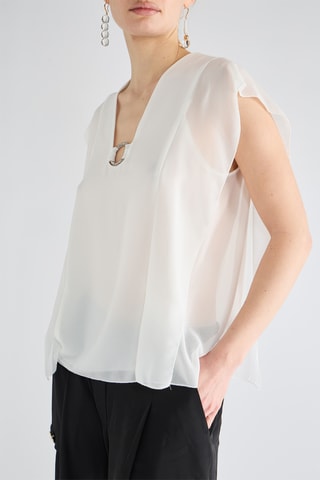 Top - Blanc