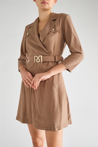 Robe patineuse - Marron