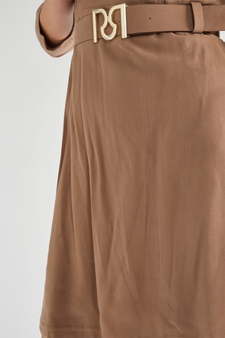Robe patineuse - Marron