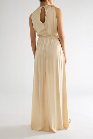 Robe asymétrique - Beige