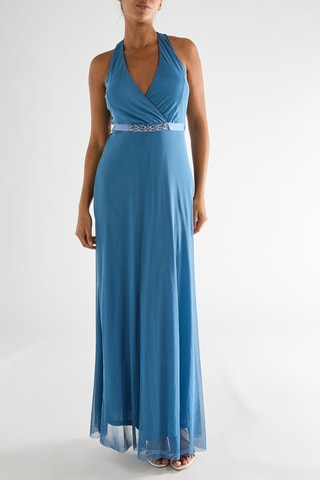 Robe longue - Bleu