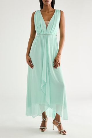 Robe longue - Vert d'eau