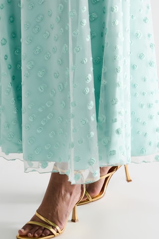 Robe longue - Vert d'eau