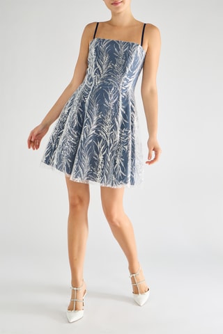 Robe patineuse - Bleu marine