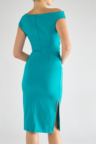 Robe fourreau - Turquoise