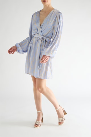 Robe portefeuille - Bleu