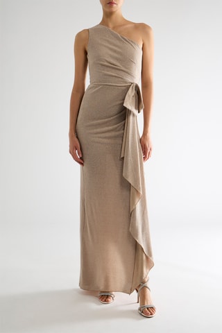 Robe asymétrique - Doré