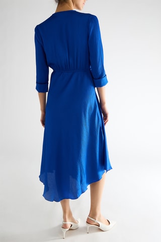Robe midi - Bleu