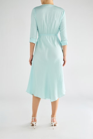 Robe midi - Vert d'eau