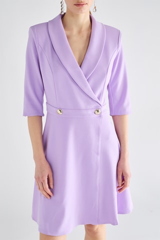 Robe portefeuille - Violet