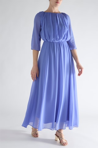 Robe longue - Bleu