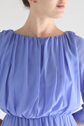 Robe longue - Bleu