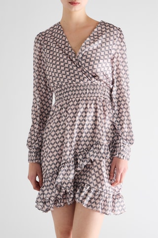 Robe portefeuille - Gris