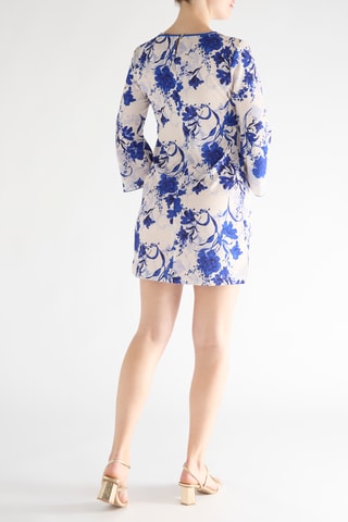 Robe droite - Bleu