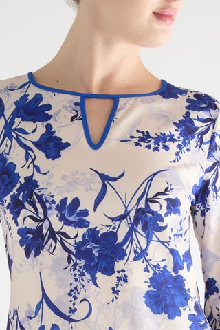 Robe droite - Bleu