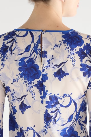 Robe droite - Bleu